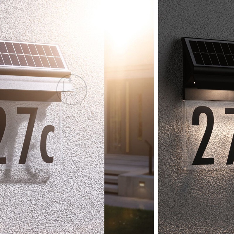 YD28-Waterproof outdoor solar house number light