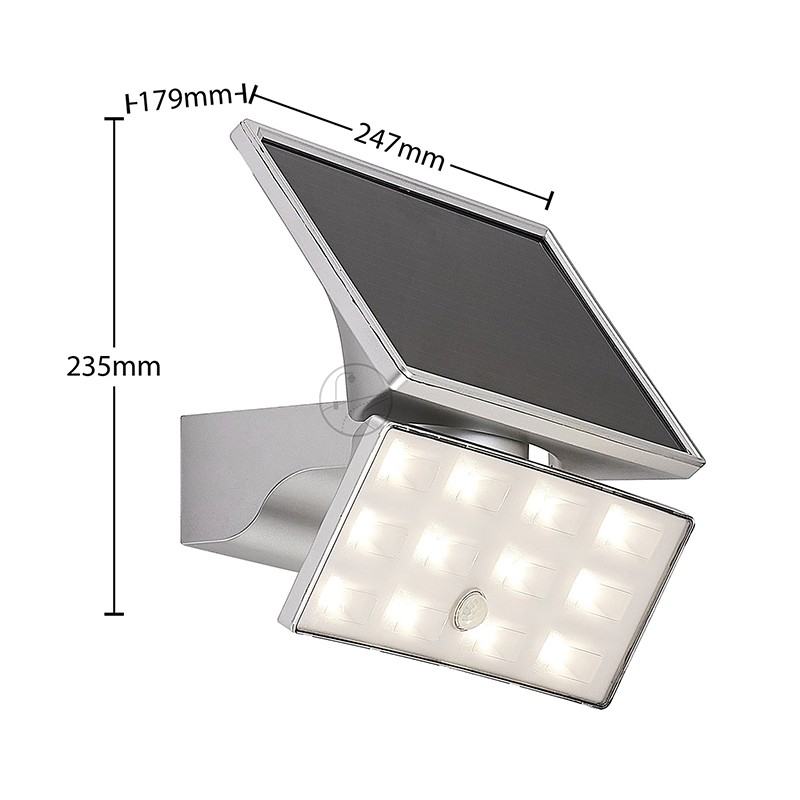 YD31-Outdoor LED solar sensor wall light