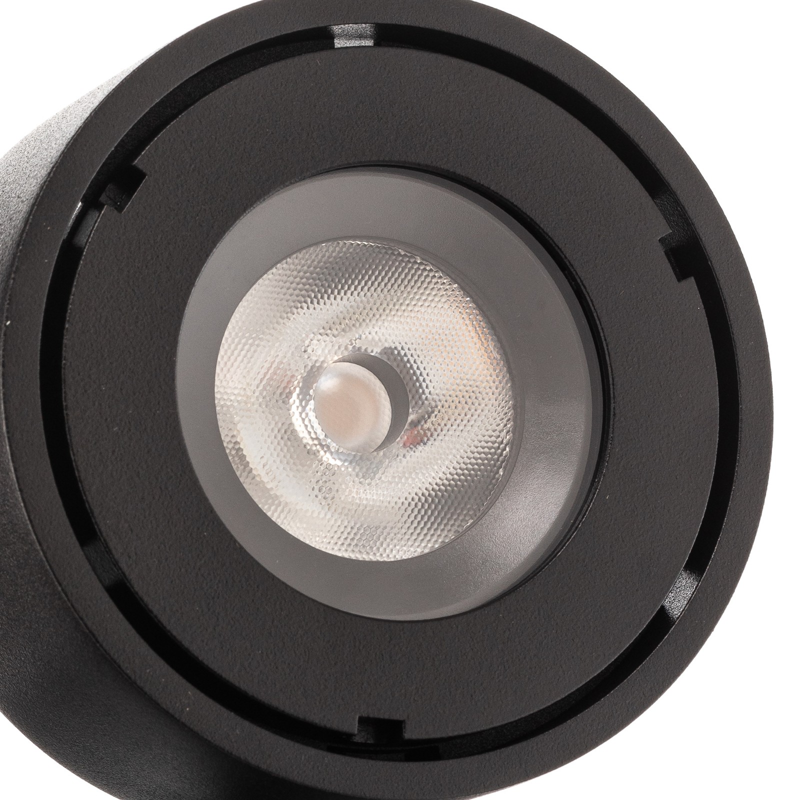 YD171-Cylindrical LED ground spike spotlight made of black aluminum