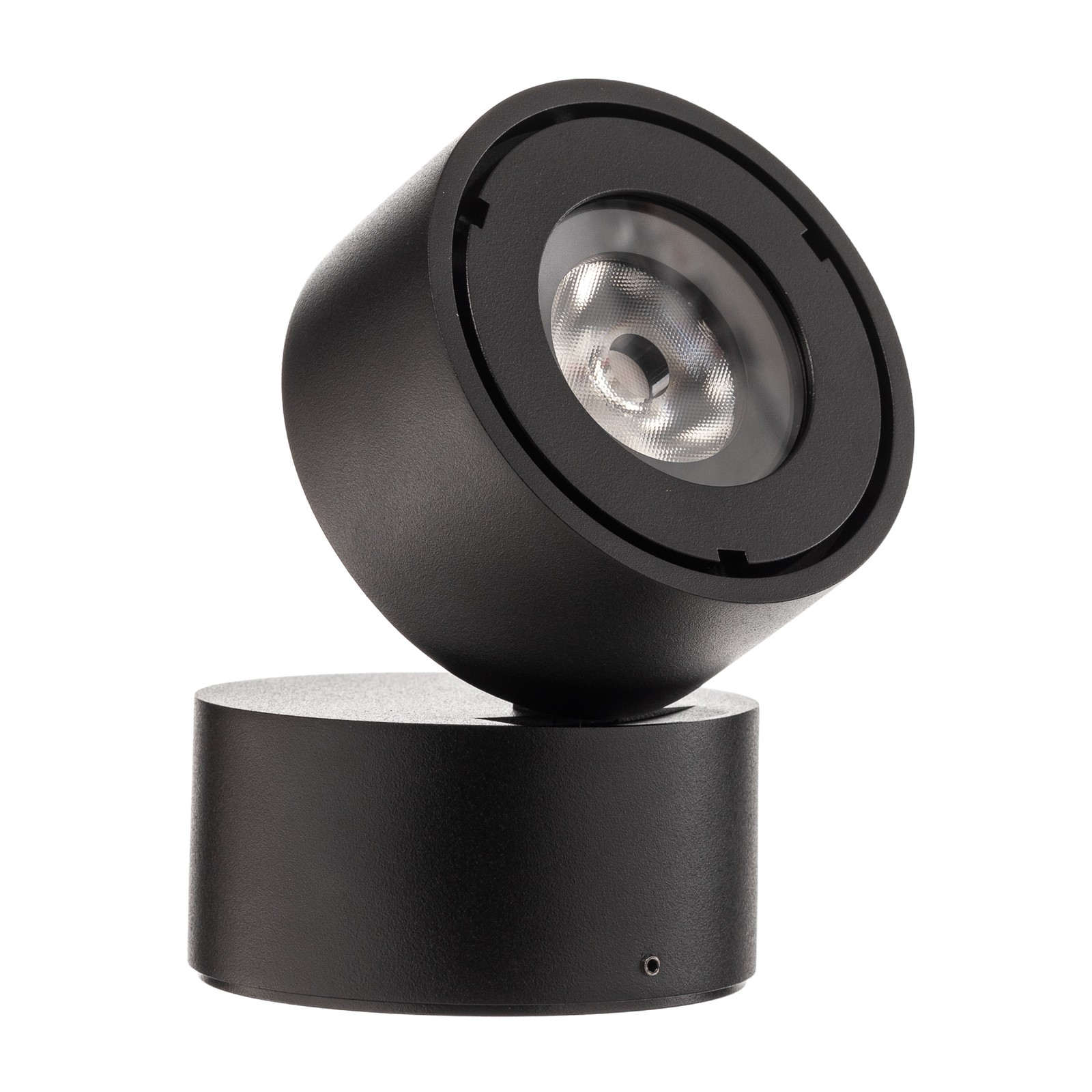 YD171-Cylindrical LED ground spike spotlight made of black aluminum