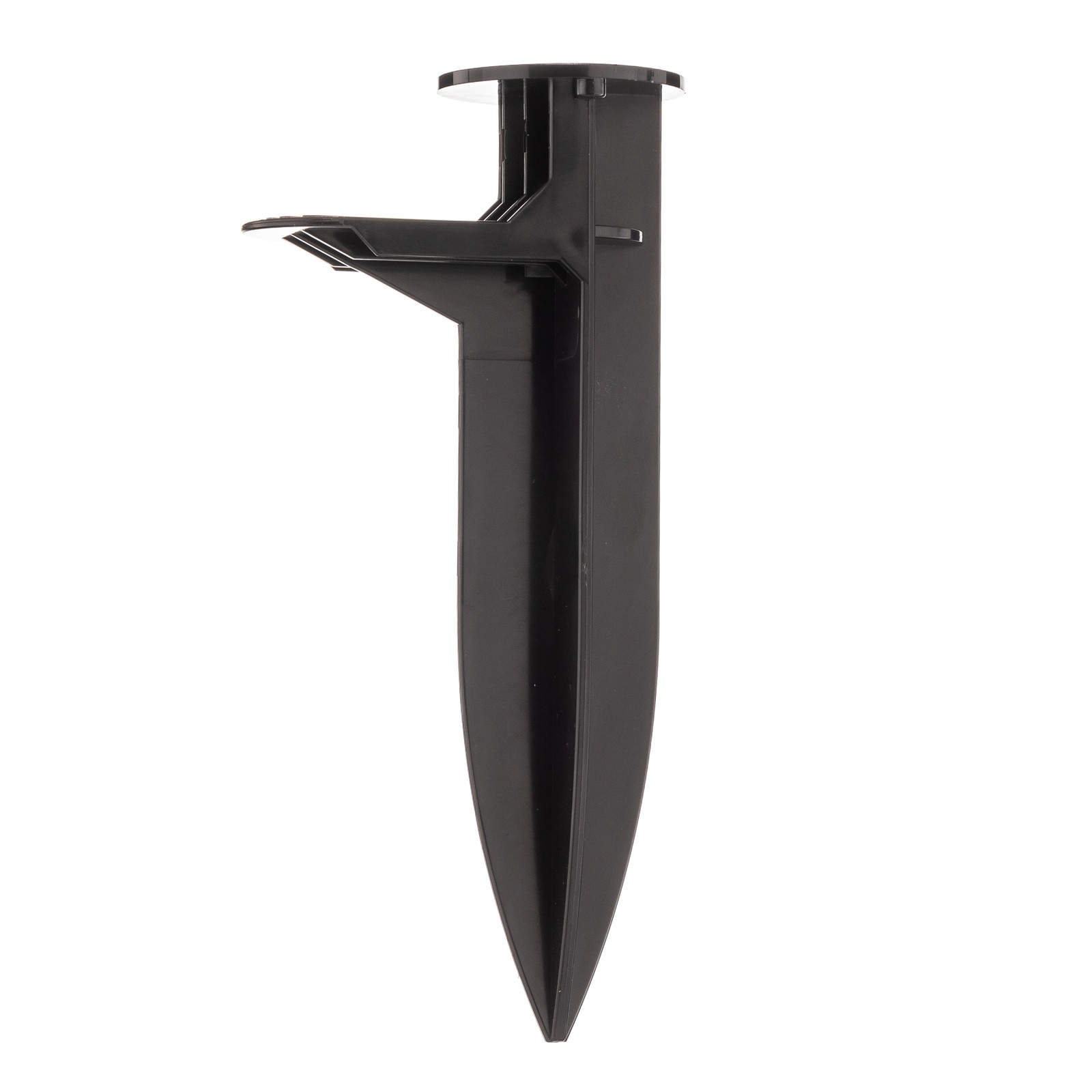 YD171-Cylindrical LED ground spike spotlight made of black aluminum