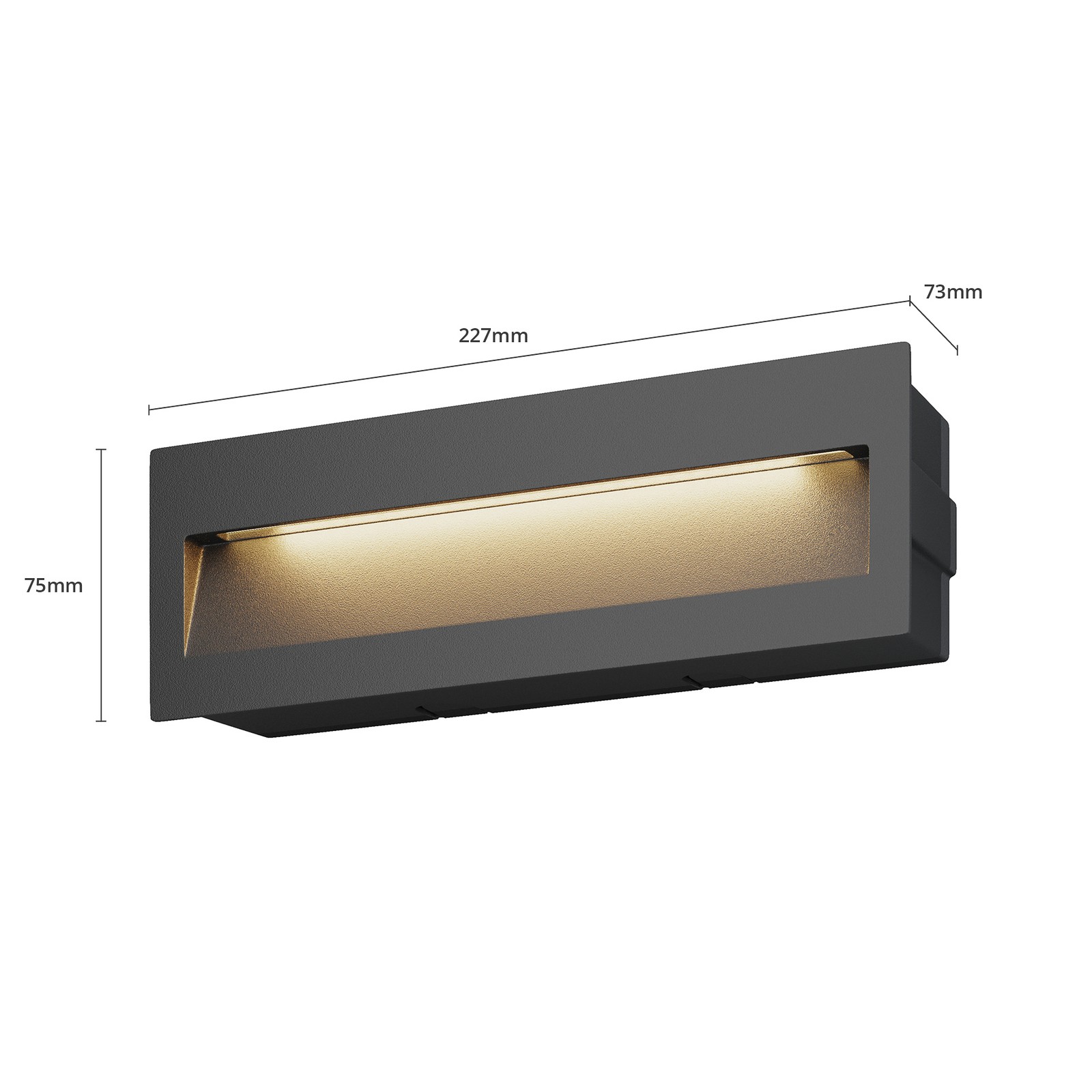 YD53-Outdoor waterproof recessed staircase step light